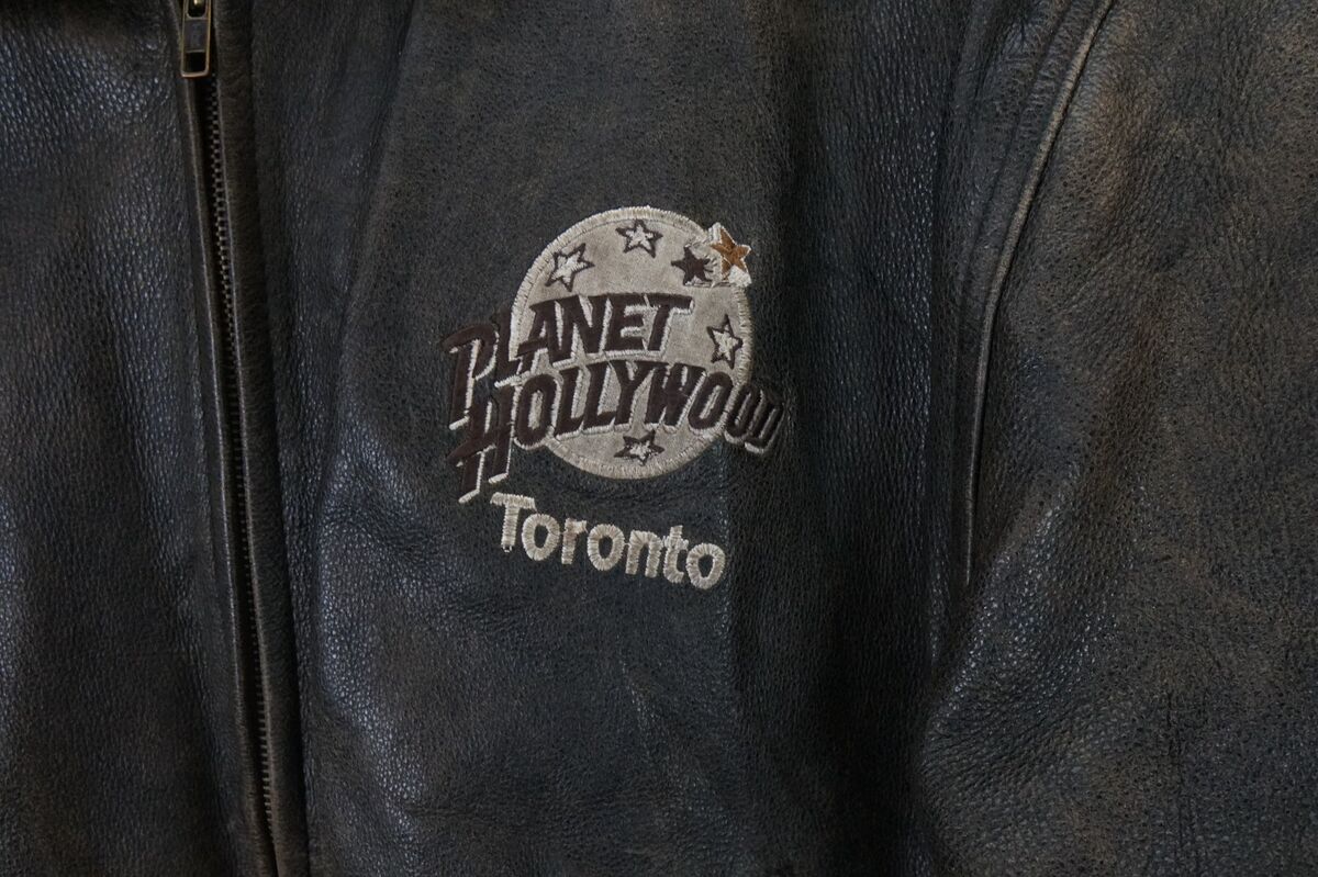 Vintage 90s Planet Hollywood Toronto Leather Jacket Rare Vintage 90s Planet Hollywood Toronto Leather Jacket Rare