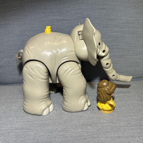 Fisher Price 2014 Little People Big Animal Zoo Elephant w/Sounds Disney Princess - Picture 3 of 11