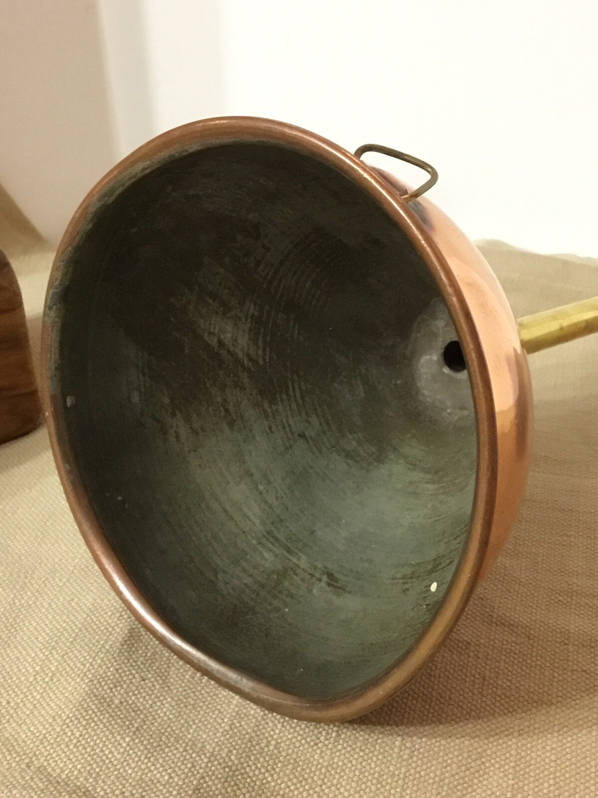 Vintage Copper Funnel Brewery Kitchen Bar Funnel Brass Georgian? Big 12.5” X 6” NOWOŚĆ Tanio
