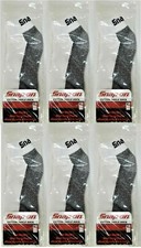 6 PAIRS Men's WHITE Snap-On Ankle Socks X-LARGE FREE SHIPPING MADE IN USA NEW