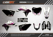 2008 2009 2010 2011 2012 2013 2014 2015 2016 2017 Graphics for SUZUKI RMZ 450