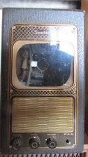Vintage Sentinel Late 1940's Early 1950's 7" Portable TV For Parts Or Repair