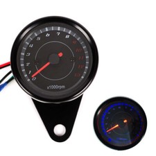 1X 12V Motorcycle Bike Speedometer Tachometer Odometer Rev Counter 0-13000RPM BT