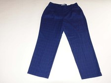 Nine West Women's High Rise Straight Leg Trouser Pants Size 16 Ankle NWT Pleated