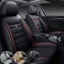 For Ford Mustang Car Seat Covers Leather Full Set Cushion Pad Mat -2 Front Seats