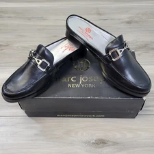 Marc Joseph New York Mule Women's 7.5 Black Napa Park Ave New