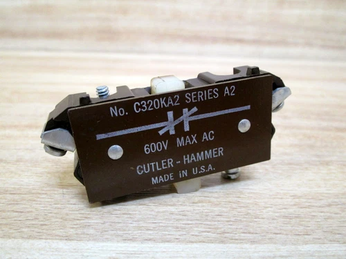 Cutler Hammer C320-KA2 Eaton Auxillary Contact C320KA2 Series A2 (Pack of 2)