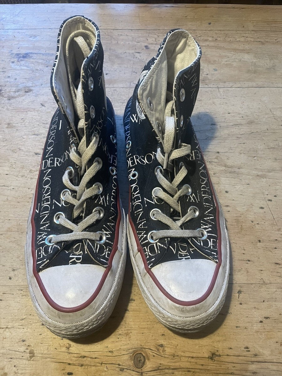 ANDERSON Converse All Stars Chuck Taylor’s Black Logo Print Canvas 