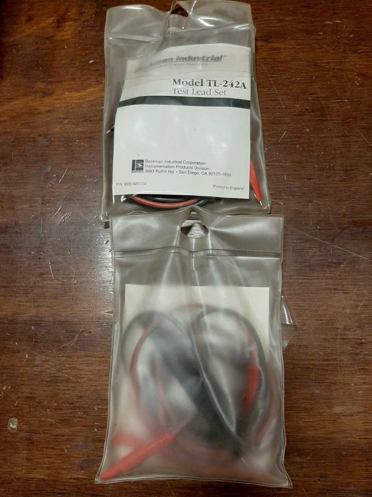 TL242A Beckman Test Lead Set eBay