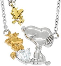 SNOOPY Original Model Snoopy Heart Necklace Official Goods PEANUTS