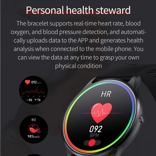 Smart Watch Fitness Tracker Blood Pressure Heart Rate Monitor Sports Watches - 第 4/13 張圖片