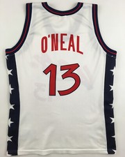 USA Basketball Dream Team 1996 Shaquille O’Neal 13 Olympic Champion jersey NBA S