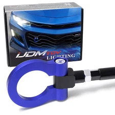 Blue Track Racing Style Aluminum Tow Hook Ring For 2016-up 6th Gen Chevy Camaro