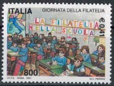 s51117 ITALIA MNH 2001 Giornata della filatelia 1v