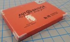 Vintage 1959 Auto Bridge Play yourself Bridge Game - Deluxe Pocket Model No. PB