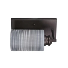 Toltec Edge Wall Sconce, Espresso, 4" Gray Matrix Glass - 1161-ES-4062