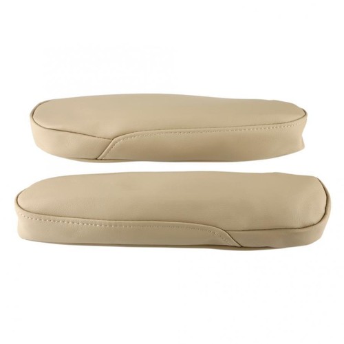 Beige Fits 05-10 Honda Odyssey Real Leather Seat Armrest Covers - Picture 2 of 5