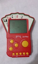 Techno Source Electronic Handheld Game Casino Texas Hold Em Plus 3 In 1 Poker