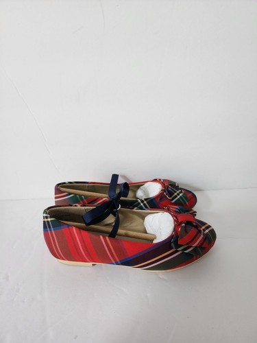 Janie And Jack tartan bow shoes Toddler Size 9 NWT - 第 7/17 張圖片