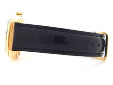 Rolex Day-Date 18238 Men Solid 18K Yellow Gold Watch Black Band Champagne Dial 4