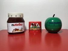 SIMMENTHAL NUTELLA MENTADENT 3 Kitchen Timer Alarm Clock Countdown Vintage