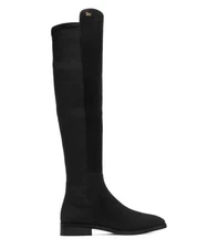 Stuart Weitzman Keelan Suede Over the Knee Boots Black 5.5 $695+NWOB 