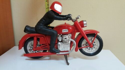 VINTAGE MOTORCYCLE RIDER BIKER 60's WIND UP TOY LENINGRADSKI ZAVOD SOVIET CCCP - Picture 10 of 24