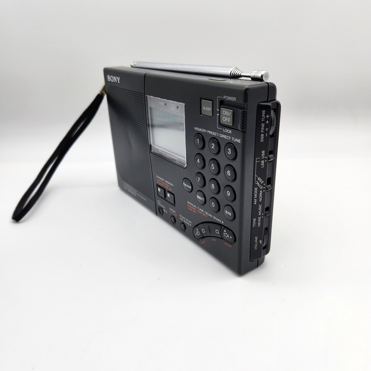 Sony ICF-SW7600 FM AM SW MW LW Portable World Band Receiver - No