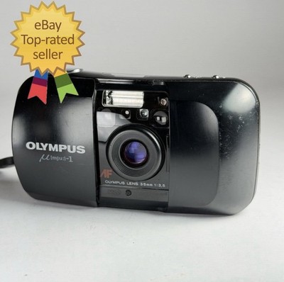 Filmkamera Olympus MJU I Stylus Epic Black Boxed Vintage 35mm Point And Shoot