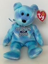 TY Beanie Baby Deuce the Bear US Open 2006 Excl. 40417 8" TALL ****NEW