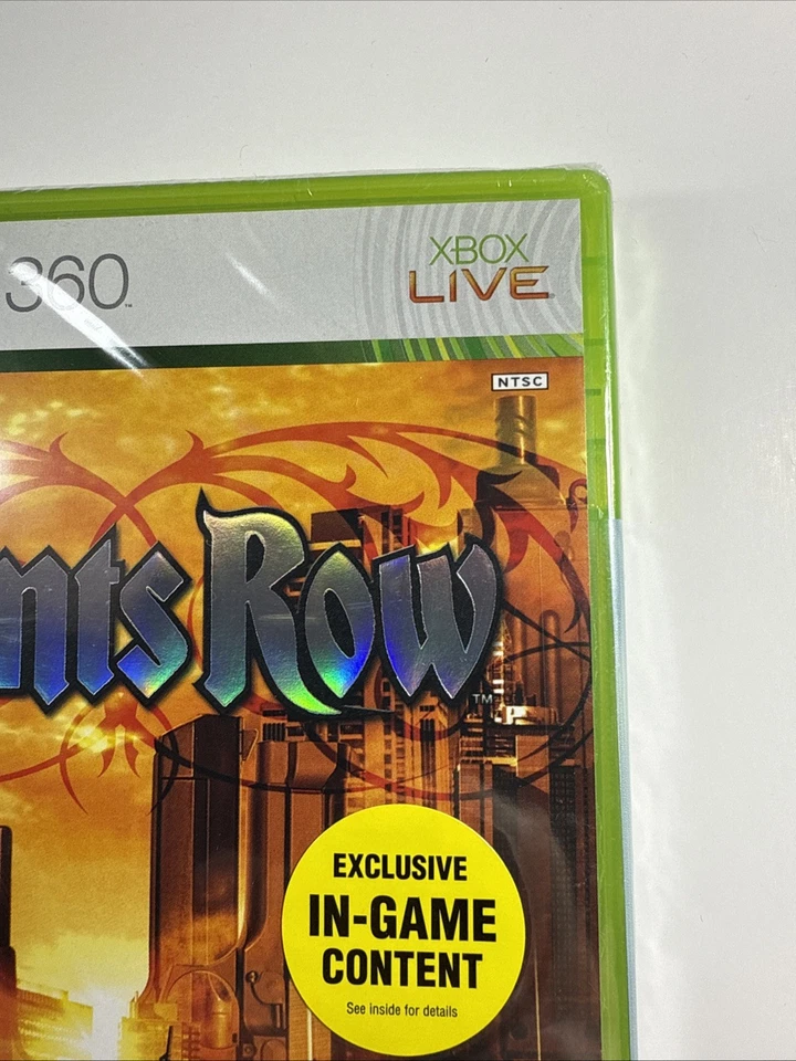Saints Row (Xbox 360, 2006) BRAND NEW FACTORY SEALED Nice Collector Quality! - Image 4 of 4