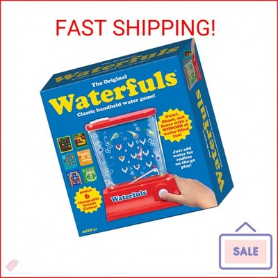 Playmonster Original Waterfuls Classic Handheld Water Games   Kids Games, Retro