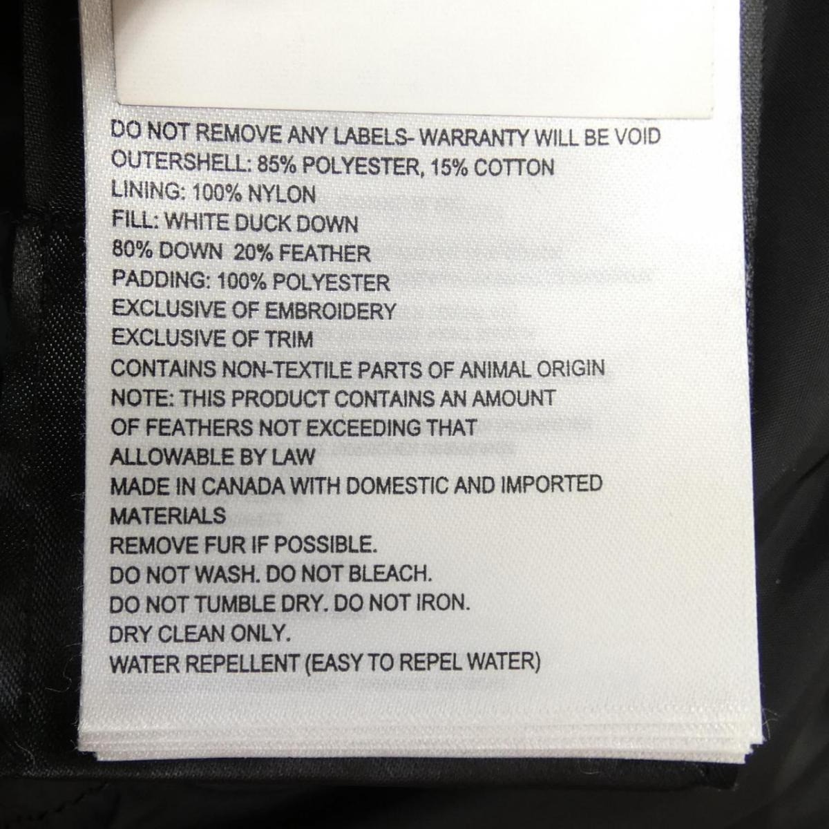 Canada Goose Men's black down jacket thumbnail 8