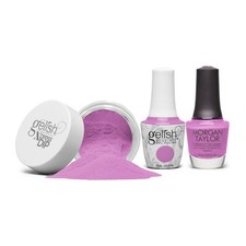 Gelish "Got Carried Away" Trio - Includes Gel Polish, Lacquer & Dip-Purple Crème