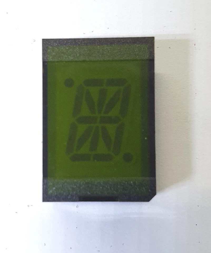 5 Stück 0.5 Zoll LED-Anzeige VQB 201 D 16-Segment-Lichtemitteranzeige grün - Bild 2 von 4