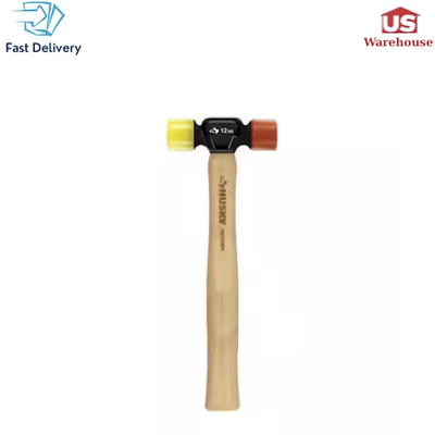 #ad #ad Husky 12 oz. Hickory 2 Sided Soft Face Mallet $17.97