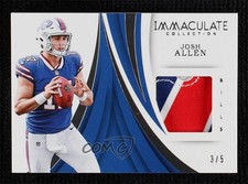 2018 Panini Immaculate Immaculate Gloves Team Logos 3/5 Josh Allen #GL-4 0ad