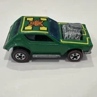 Hot Wheels Gremlin Grinder Redlines Diecast Car 1974 Green Yellow Mattel