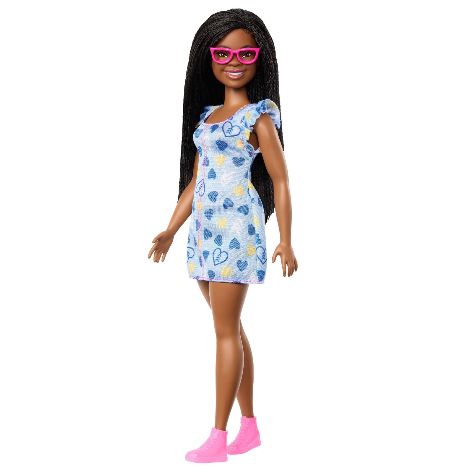 Barbie Fashionistas Doll #229, Doll with Down Syndrome Wearing Heart-Print