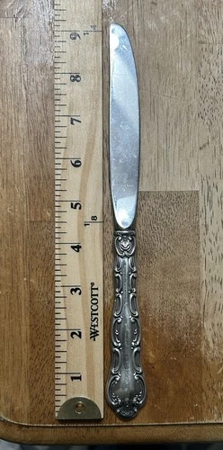 Gorham STRASBOURG Sterling Silver Handle Dinner Knives .