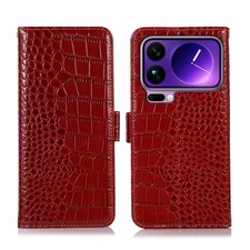 Krokodil Echt Leder Kartenfach Flip Case Tasche fr Xiaomi 17 Pro Max/15 17 Ultra