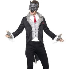 Big Bad Wolf Deluxe Costume Adult Grey