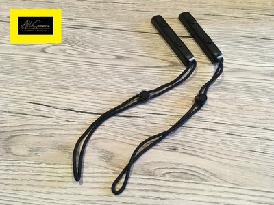 2x Handschlaufen für Nintendo Switch Joy Con; Farbe: Schwarz