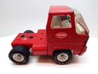 VINTAGE LARGE RED TONKA METAL SEMI TRUCK CAB