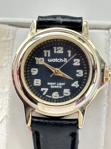 Watch-it Night Light Quartz Watch, Genuine Vintage Style, Great Condition - Foto 2 di 10