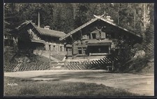 Dittersbach, Balzhütte, Ansichtskarte 1931 