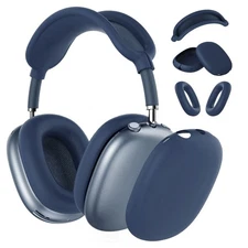 Silicone Case Cover for AirPods Max - Silicone Pad Case Cover Protector - Blue