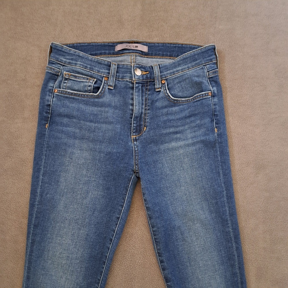 Joe's Jeans Womens 27 (4) The Icon Skinny Ankle Denim Blue Classic Feminine EUC
