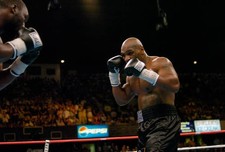 Danny Williams white trunks and Mike Tyson black trunks fights eac- 2004 Photo 2