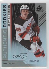 2018 Upper Deck SP Game Used Authentic Rookies Rainbow 4/298 Joey Anderson kq9